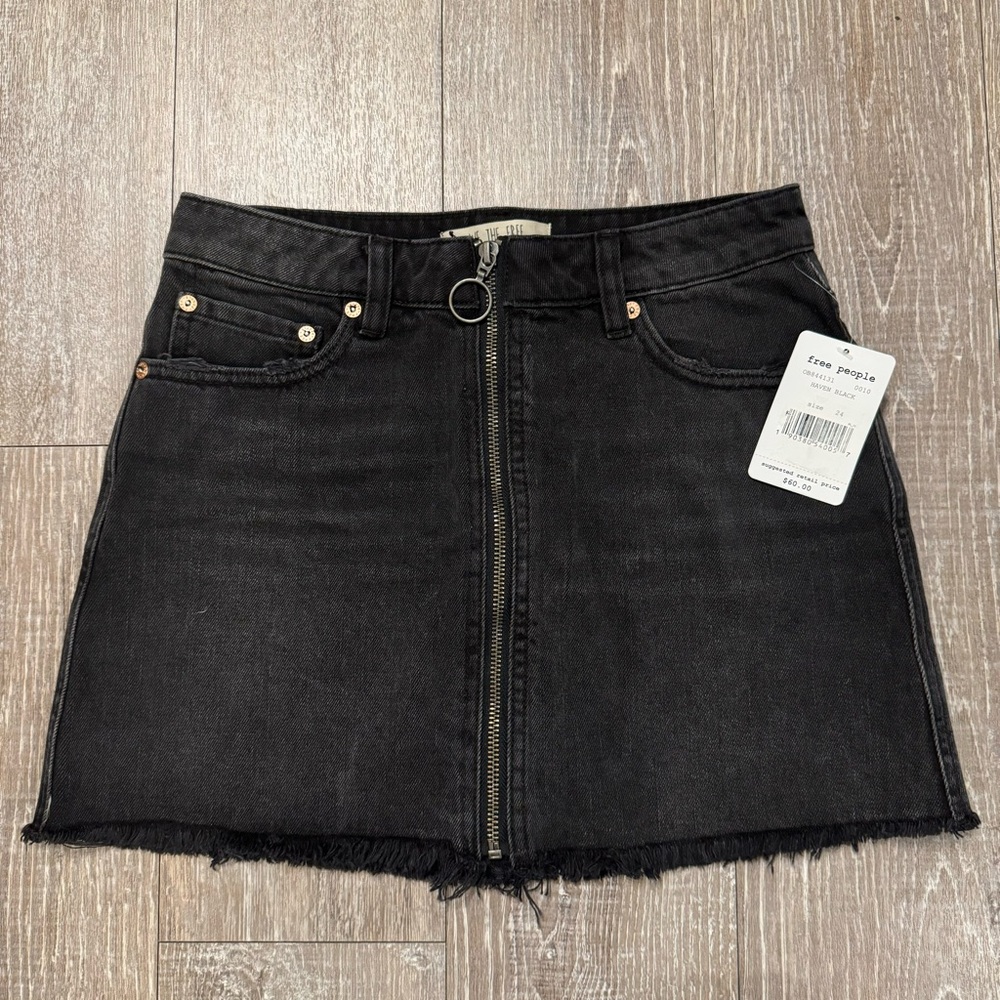 Denim Mini Skirt